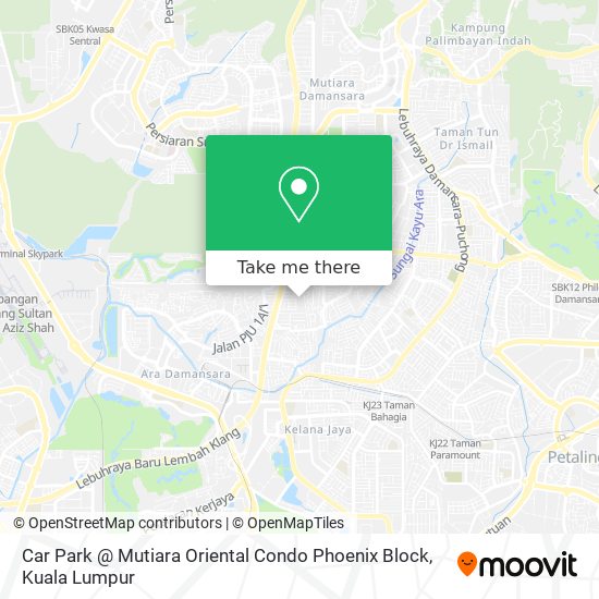 Peta Car Park @ Mutiara Oriental Condo Phoenix Block