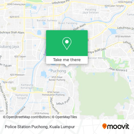 Police Station Puchong map