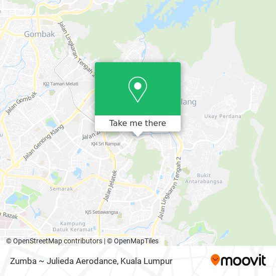 Zumba ~ Julieda Aerodance map