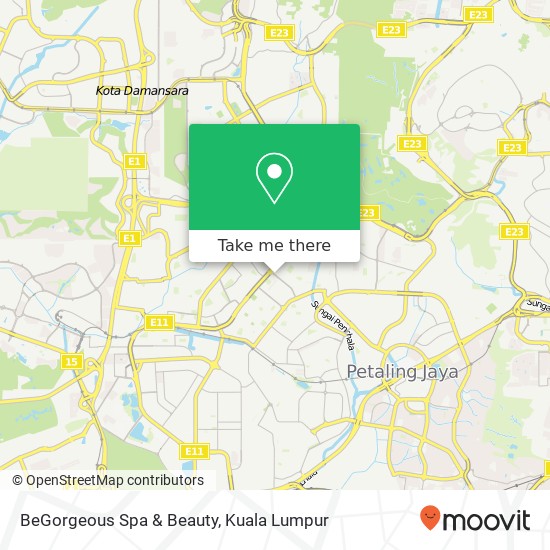 BeGorgeous Spa & Beauty map