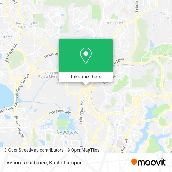 Vision Residence map