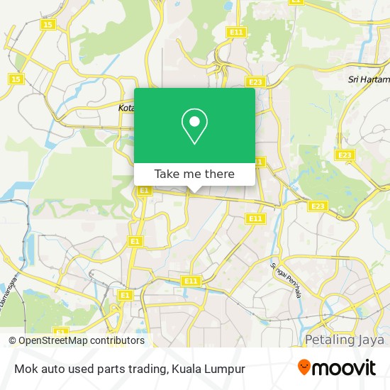 Mok auto used parts trading map