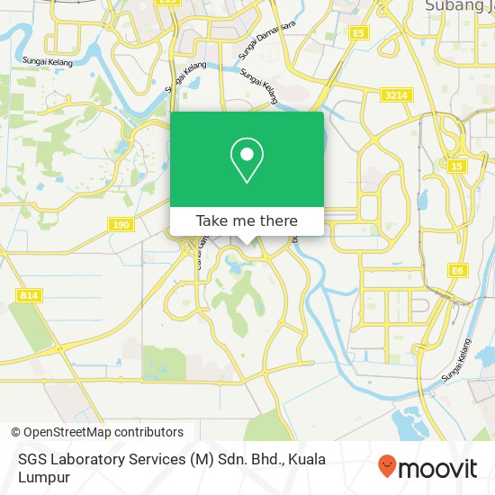 SGS Laboratory Services (M) Sdn. Bhd. map