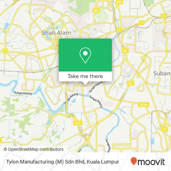 Tylon Manufacturing (M) Sdn Bhd map