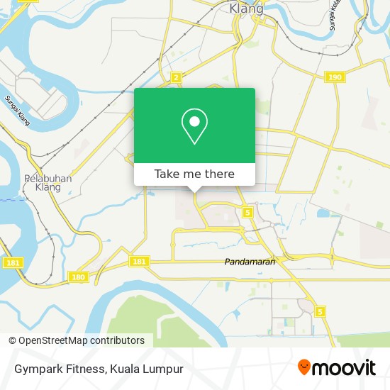Gympark Fitness map