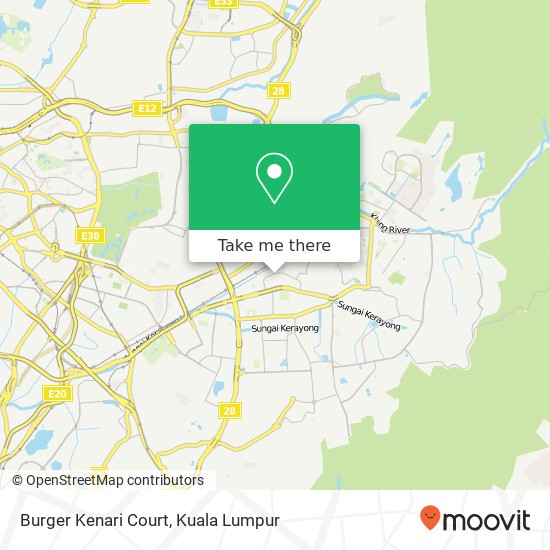 Peta Burger Kenari Court