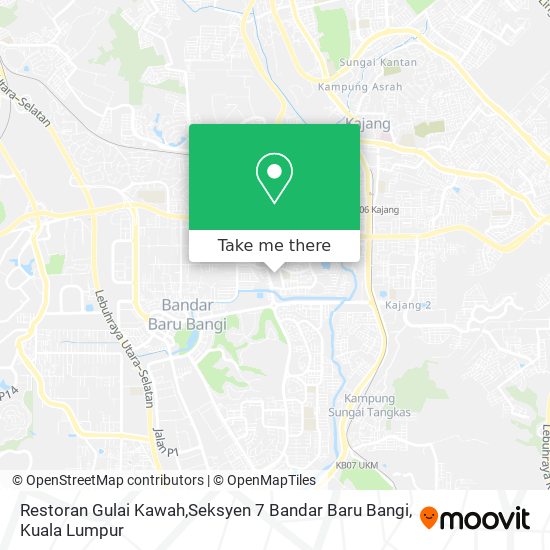 Restoran Gulai Kawah,Seksyen 7 Bandar Baru Bangi map