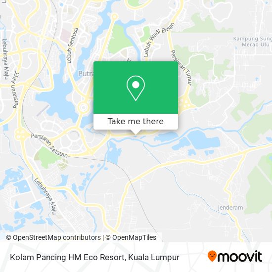 Kolam Pancing HM Eco Resort map