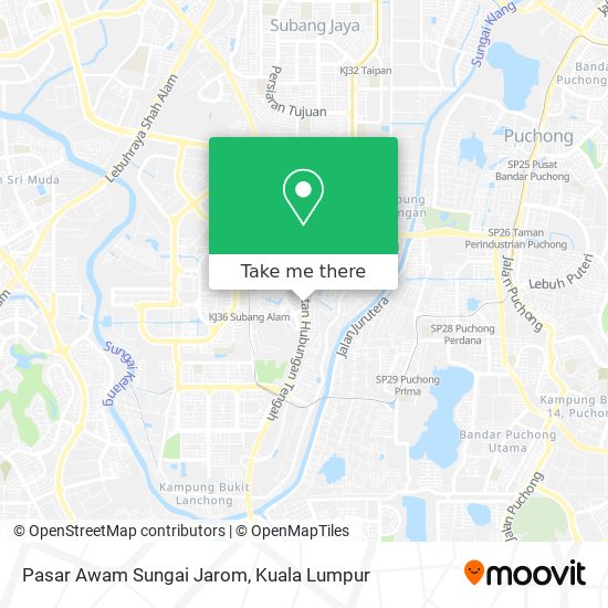 Pasar Awam Sungai Jarom map