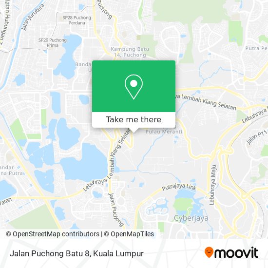 Jalan Puchong Batu 8 map