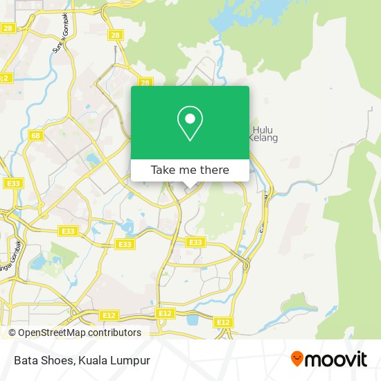 如何坐公交或捷运和轻快铁去kuala Lumpur的bata Shoes