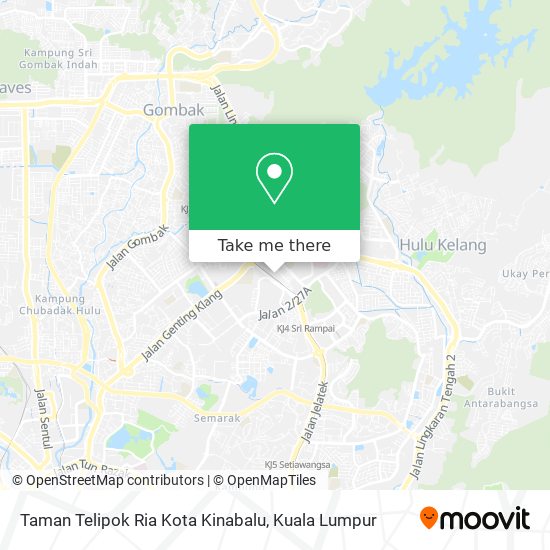 Taman Telipok Ria Kota Kinabalu map