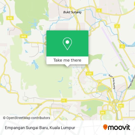 Peta Empangan Sungai Baru