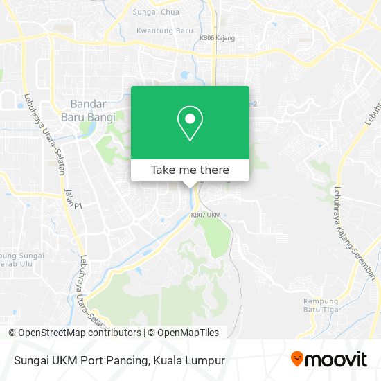 Sungai UKM Port Pancing map