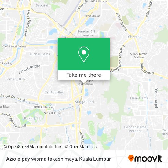 Azio e-pay wisma takashimaya map