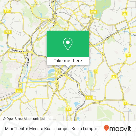Mini Theatre Menara Kuala Lumpur map