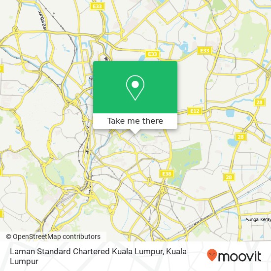 Peta Laman Standard Chartered Kuala Lumpur