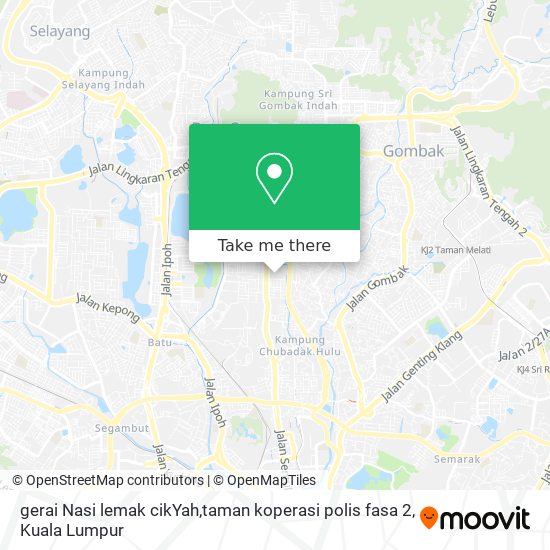 gerai Nasi lemak cikYah,taman koperasi polis fasa 2 map