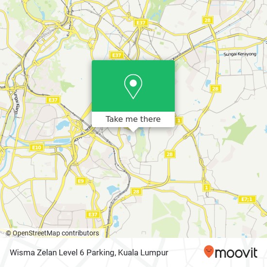 Peta Wisma Zelan Level 6 Parking