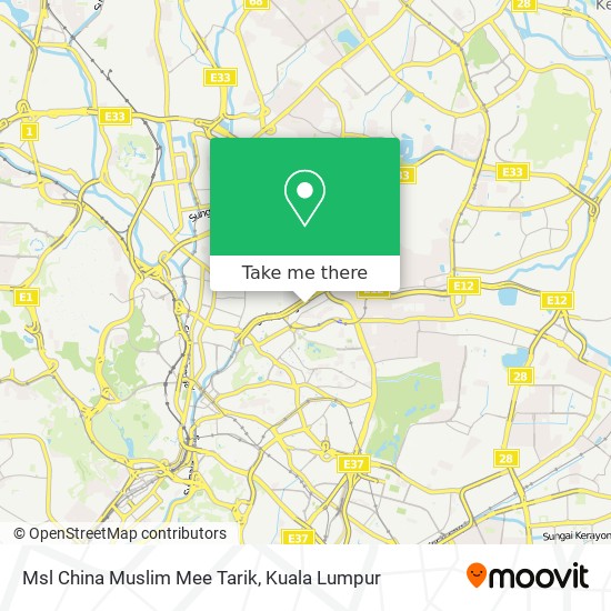 Msl China Muslim Mee Tarik map
