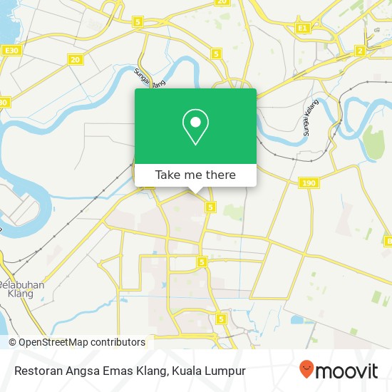 Restoran Angsa Emas Klang map