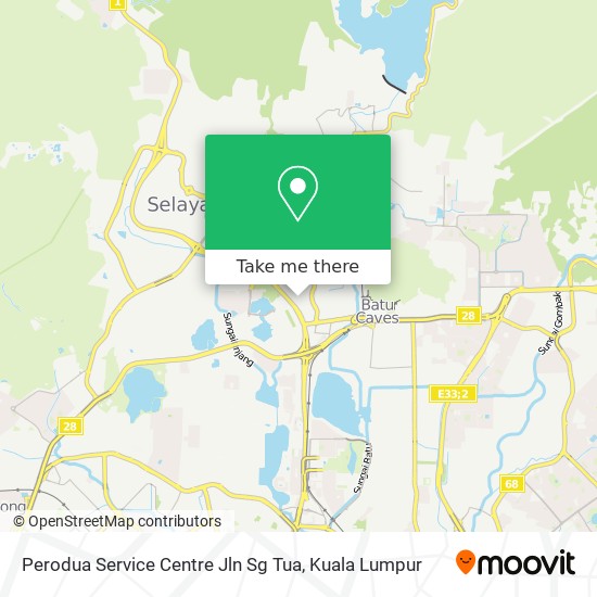 Peta Perodua Service Centre Jln Sg Tua
