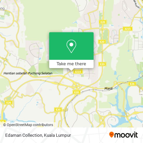 Edaman Collection map