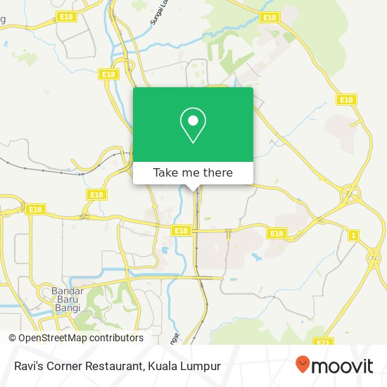 Ravi's Corner Restaurant map