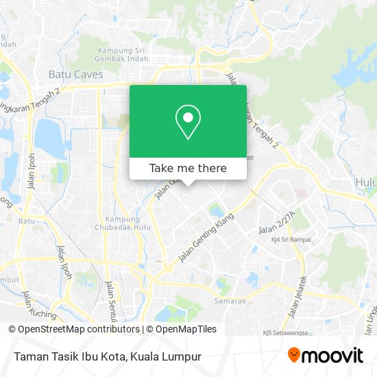 Taman Tasik Ibu Kota map