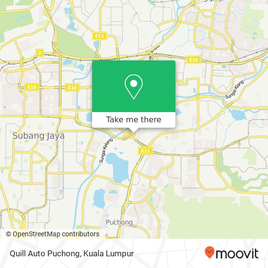 Quill Auto Puchong map
