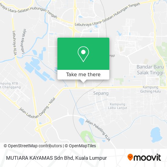 MUTIARA KAYAMAS  Sdn Bhd map