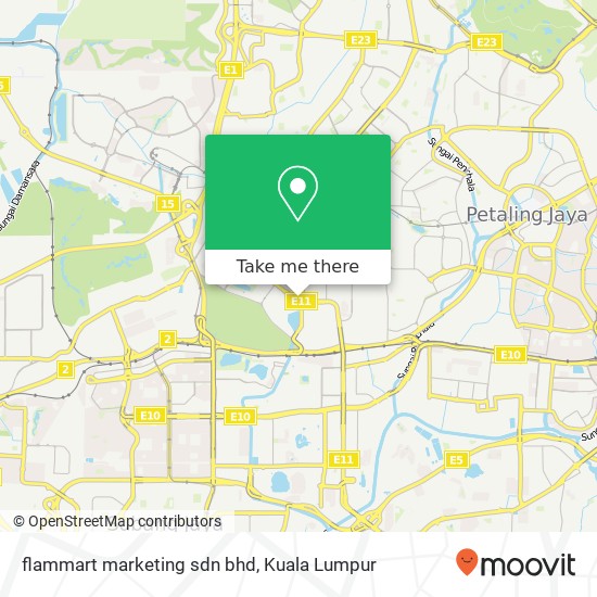 flammart marketing sdn bhd map