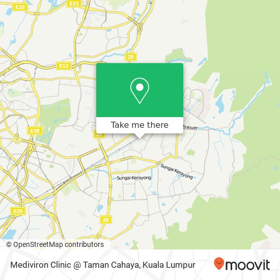 Peta Mediviron Clinic @ Taman Cahaya