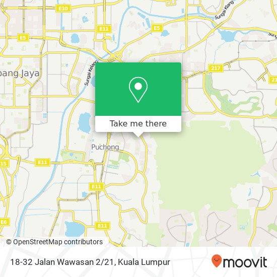 18-32 Jalan Wawasan 2/21 map