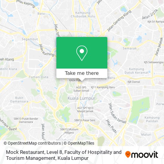 Mock Restaurant, Level 8, Faculty of Hospitality and Tourism Management map