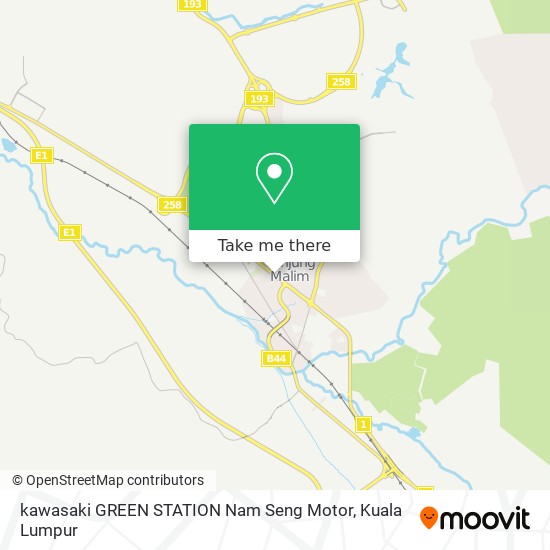 kawasaki GREEN STATION Nam Seng Motor map