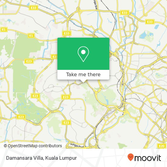 Damansara Villa map