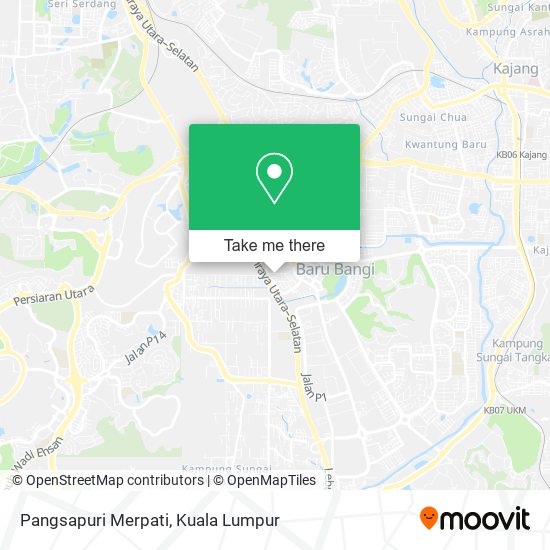 Pangsapuri Merpati map