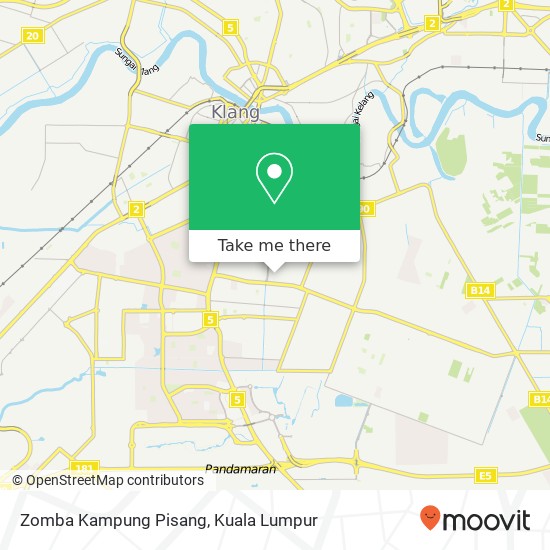 Zomba Kampung Pisang map
