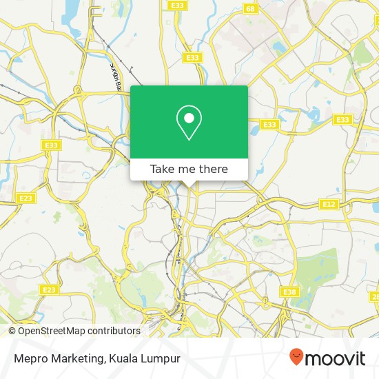 Mepro Marketing map