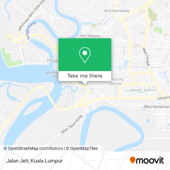 Jalan Jeti map