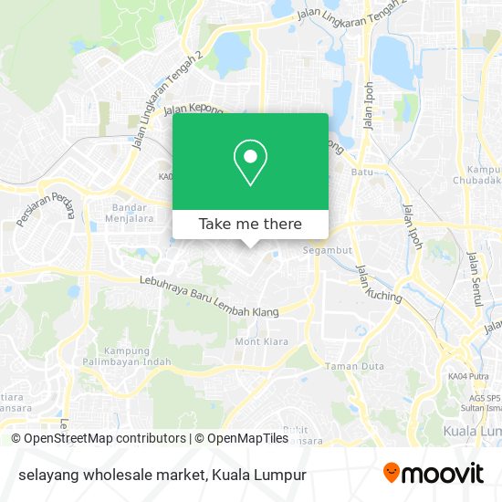 selayang wholesale market map