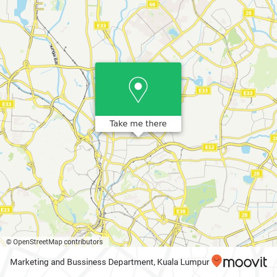 Marketing and Bussiness Department map