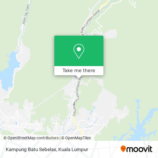 Peta Kampung Batu Sebelas