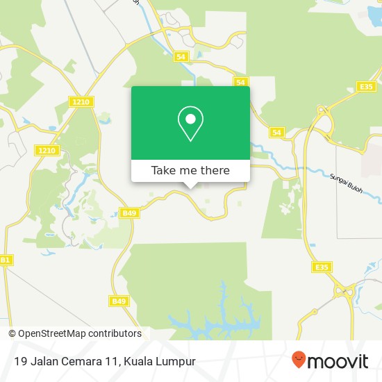 19 Jalan Cemara 11 map