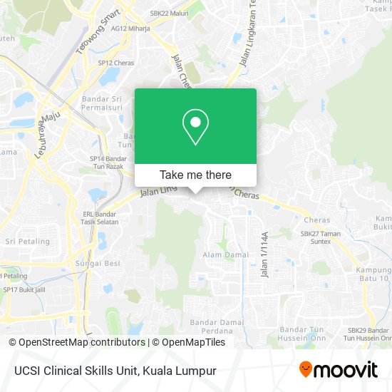 UCSI Clinical Skills Unit map