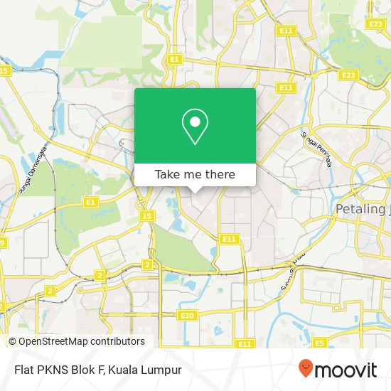 Flat PKNS Blok F map