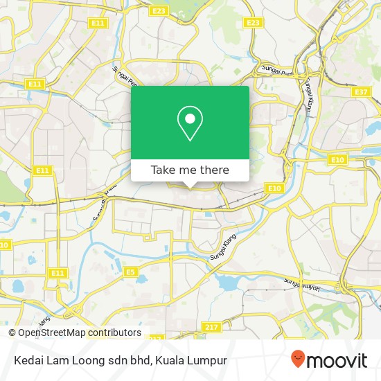 Kedai Lam Loong sdn bhd map