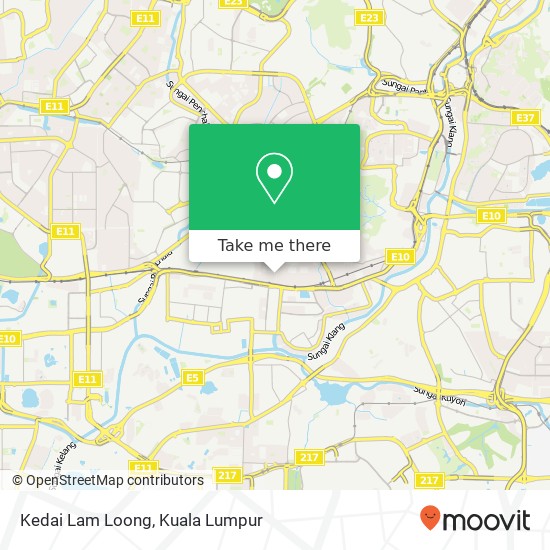 Kedai Lam Loong map