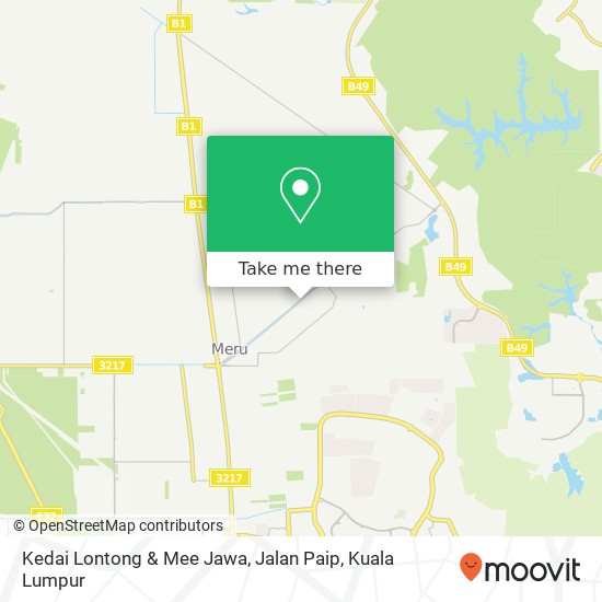 Peta Kedai Lontong & Mee Jawa, Jalan Paip